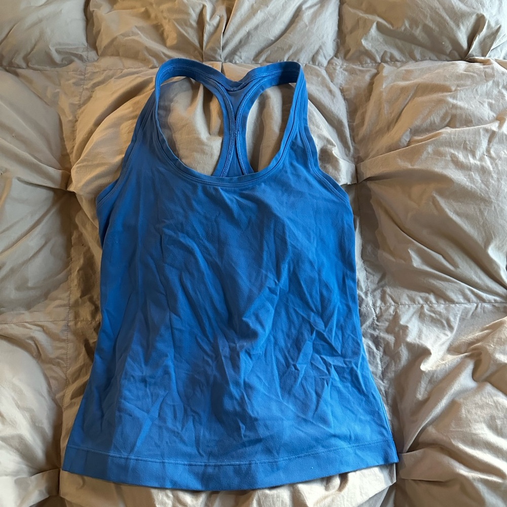 lululemon athletica Blue Tank Top
